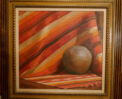 Signed Oil Painting , Indian Art #19, Carl Schmidt, c 1920