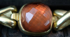 Steven Vaubel 18K Yellow Gold Vermeil and Multi Colored Quartz Stone Bracelet