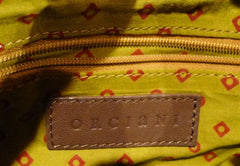 Orciani Fringed Suede Shoulder Bag with Floral Applique and Beading