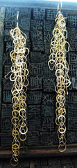 Melissa Joy Manning Shoulder Duster Drop Earrings By Melissa Joy Manning in 14K Yellow Gold