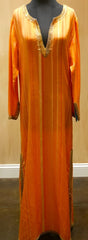 Armand Diradourian Woven Silk and Cashmere Jeweled Caftan