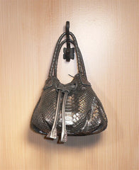 Carlos Falchi Small Pouf Python Purse