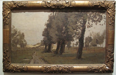 De Orange Lou, Antique Landscape Painting by Jacob Huybrecht Hollestelle