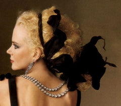 Lorraine Schwartz 18K Blackened Gold and Diamond Chandelier Earrings
