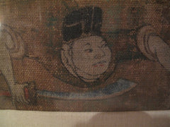Rare Antique 18th Century Chinese Painting on Linen