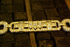 Art Deco Platinum and Diamond Bracelet Circa 1935