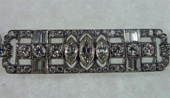 Art Deco Platinum and Diamond Bracelet Circa 1935