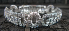 Art Deco Platinum and Diamond Bracelet Circa 1935