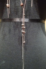 Wendy Nichol Blackened Constellation Silver, Brass and Copper Fringe Necklace