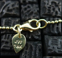 Jemma Wynne Large Geometric Necklace with Pave Diamonds in 18K Gold