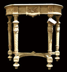 French Revival Demilune/Pier Table