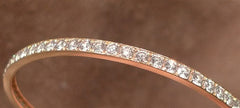 Lorraine Schwartz Ten Point Diamond 18K Gold Bangle Bracelet