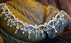Estate Diamond and Platinum Necklace