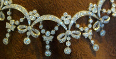 Estate Diamond and Platinum Necklace