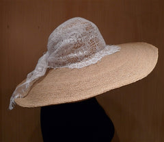 FloraBella Braided Raffia Lace Marthe Hat