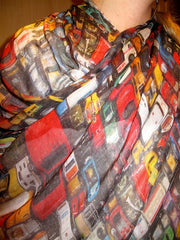 Faliero Sarti Machine Scarf- Cars