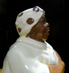 American Painted Ceramic Cookie Jar of Auntie