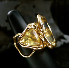Lucifer Vir Honestus 18K Rose Gold and Opal Ring