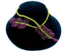 Mindy Lam - Wire Wrap Leaf Bracelet in Ruby Swarovski Crystals