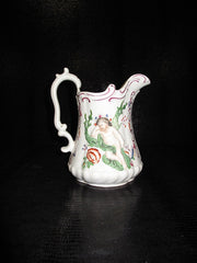 Vintage Capo di Monte Style Porcelain Pitcher