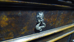 Antique 17th Century Italian Walnut Curiosity Chest