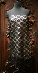 Chan Luu Gathered Lace Skirt with Silk Tie