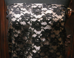 Chan Luu Gathered Lace Skirt with Silk Tie