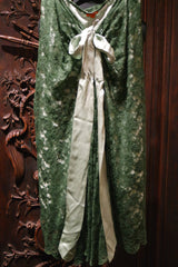 Chan Luu Gathered Lace Skirt with Silk Tie