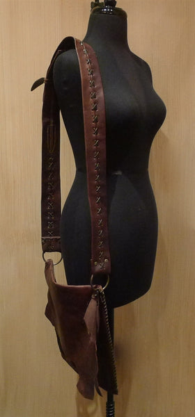 Stitch's Leather Messenger Handbag