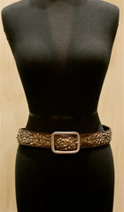 Orciani Studded Gold Belt