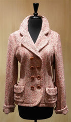 James Coviello Tweed Double Breasted Jacket