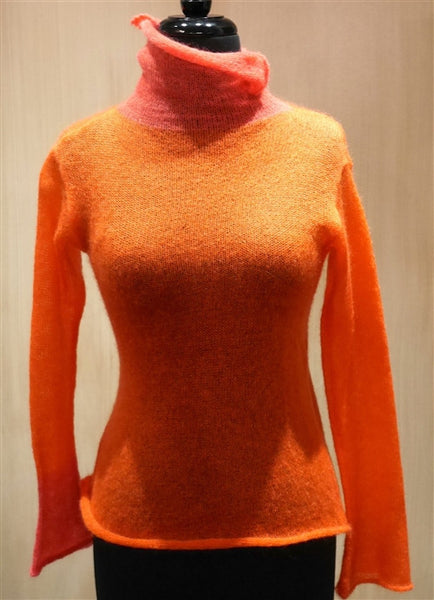 Gretchen Comly Ombre Paper Pullover Sweater