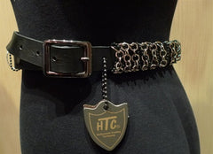 HTC Black Hanawa Chain Wrapped Belt