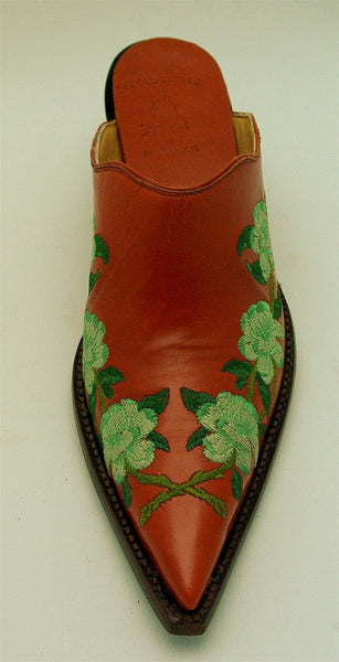 Old Gringo Magnolia Shedron Orange Mule Boot