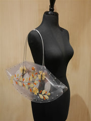 Nini Clear Flower Handbag