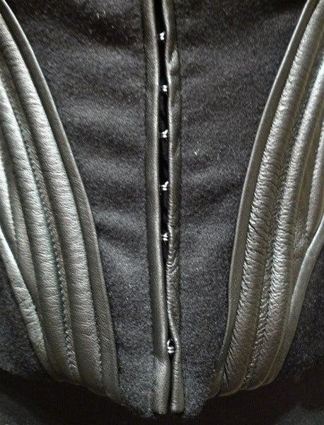 Catherine Deane Irina Strong Shoulder Jacket with Leather Accents