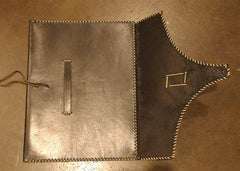 David Winter Handmade Leather IPad Case with Sterling Silver Filigree Icon