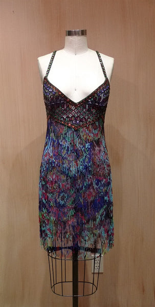 Jenny Packham Beaded Aztec Dress