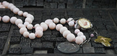 Kimmie Winter Pink Beaded Rosary