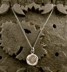Pyrrha Butterfly  Pendant Necklace in Sterling Silver