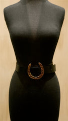 Ron Dotson Gold Horse Shoe Belt