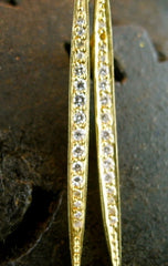 Pade Vavra 18K Yellow Gold and Diamond Tusk Earrings