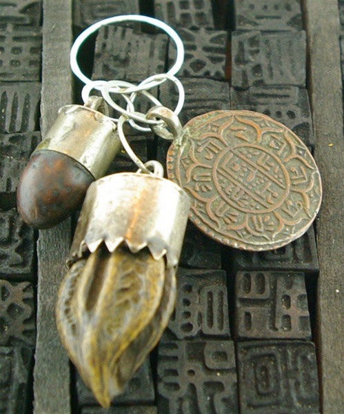 Melissa Joy Manning Pendant with Ancient Charms