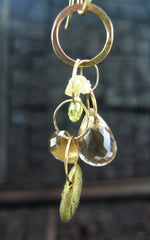 Melissa Joy Manning Mixed Gemstone Drop Earrings in 14K Yellow Gold
