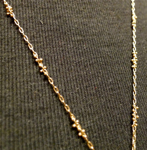 Carolina 14K Yellow Gold and Kyanite with Diamond Drop Pendant Necklace