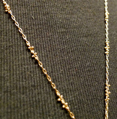 Carolina 14K Yellow Gold and Kyanite with Diamond Drop Pendant Necklace