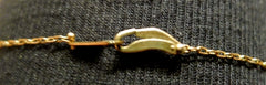 Carolina 14K Yellow Gold and Kyanite with Diamond Drop Pendant Necklace