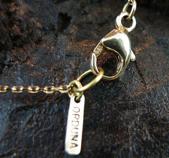 Beth Orduna 14K Yellow Gold and Sterling Multi Charm "Hope" Necklace