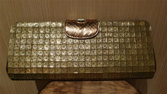 Kotur Xi'an Clutch Handbag Sewn with Vintage Armour Sequins