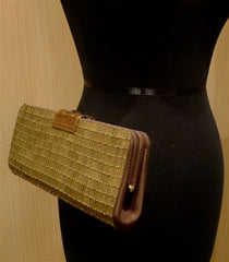 Kotur Xi'an Clutch Handbag Sewn with Vintage Armour Sequins